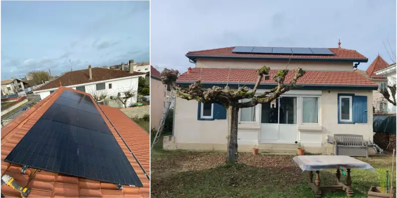 Langon - Centrale de panneaux solaires de 3 kWc avec optimisation par une box domotique | Janvier 2024